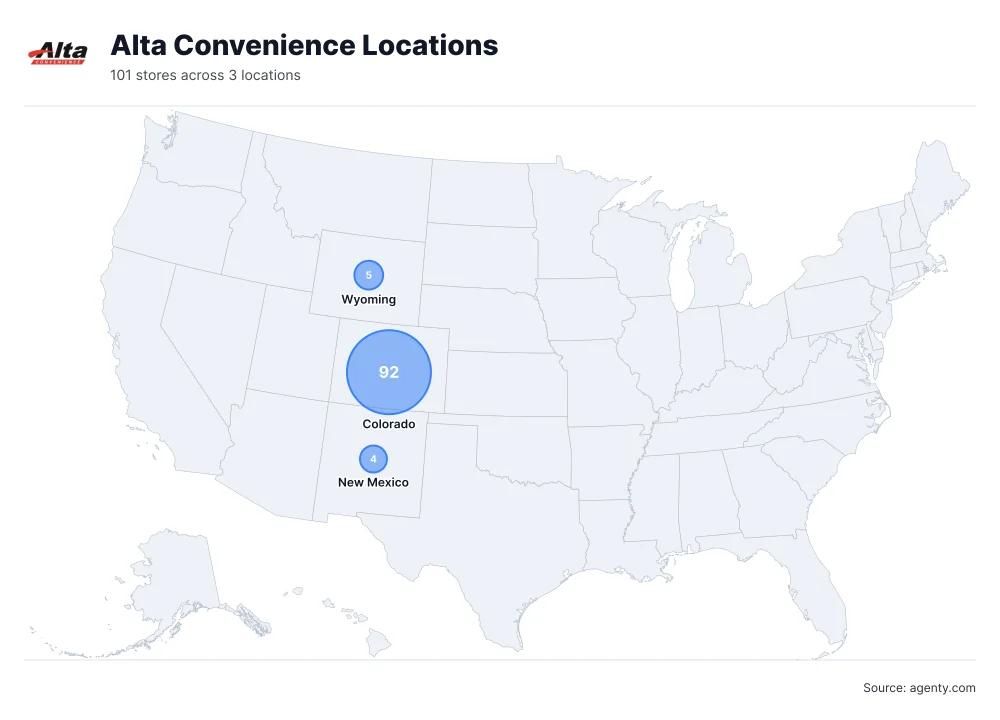 Alta Convenience Locations by State/Region