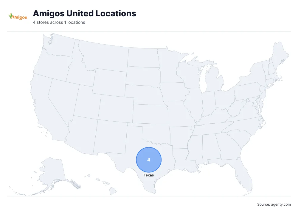 Amigos United Locations by State