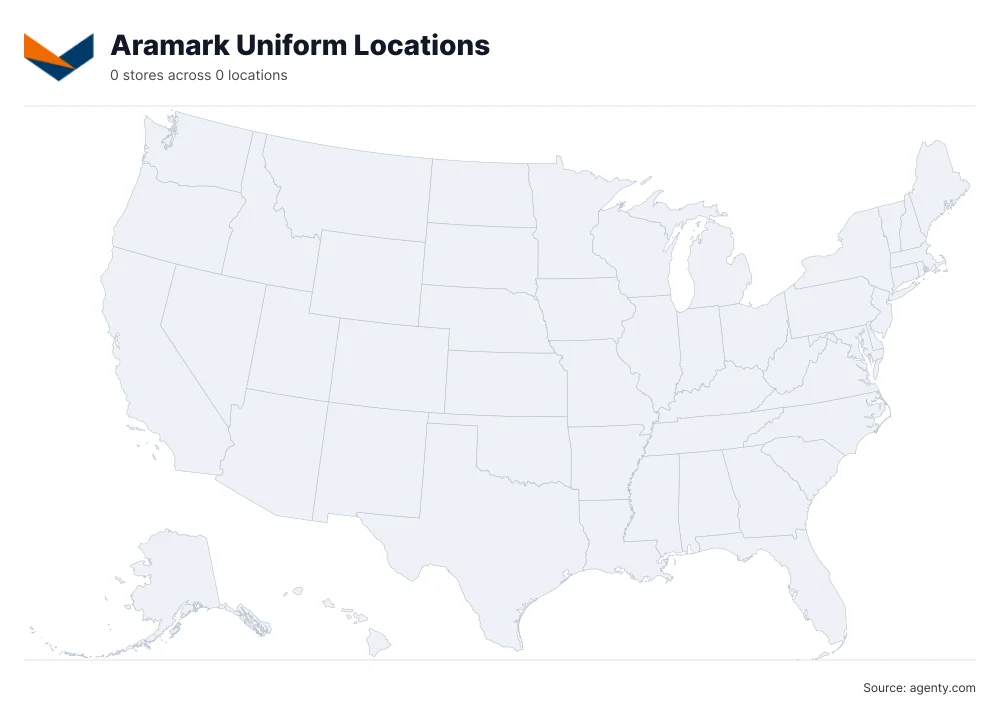 Aramark Uniform Locations by State
