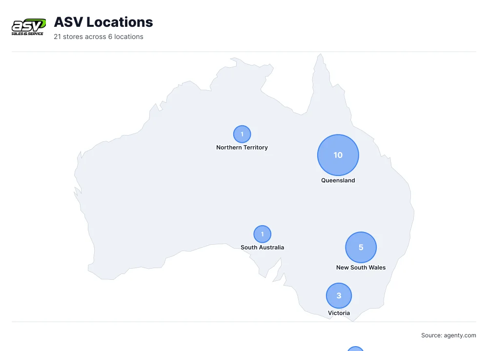 ASV Locations by State/Region