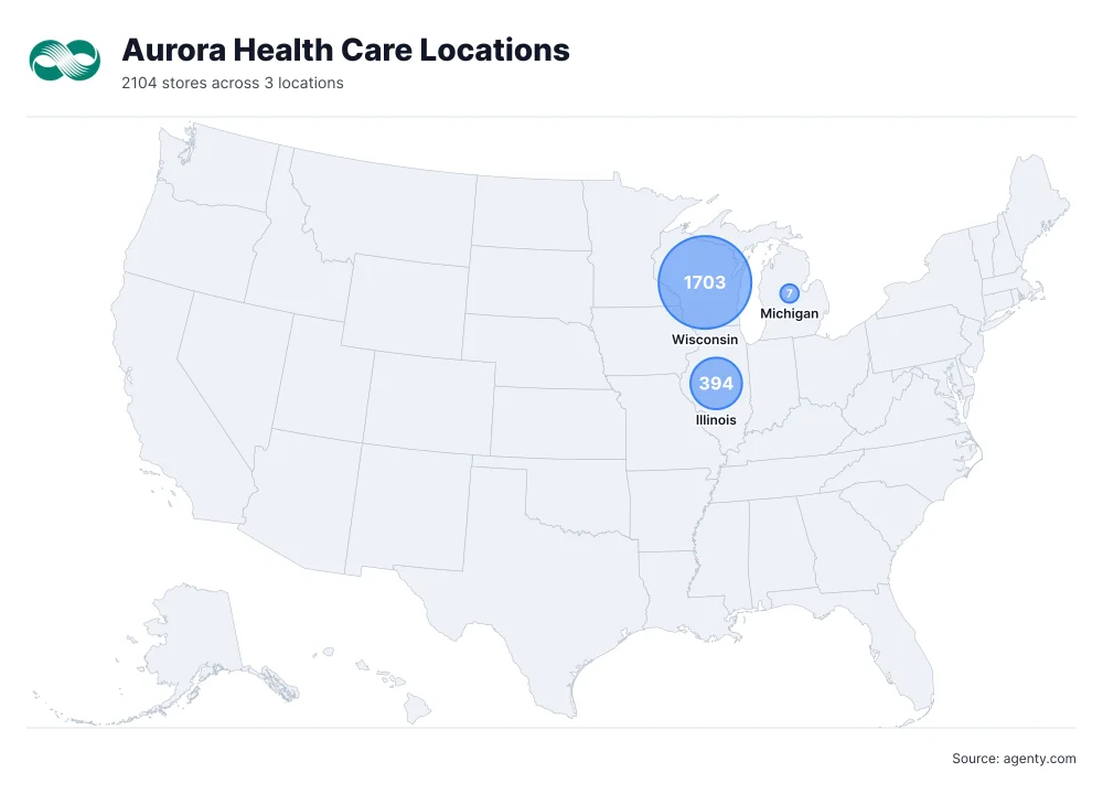 Aurora Health Care Locations by State