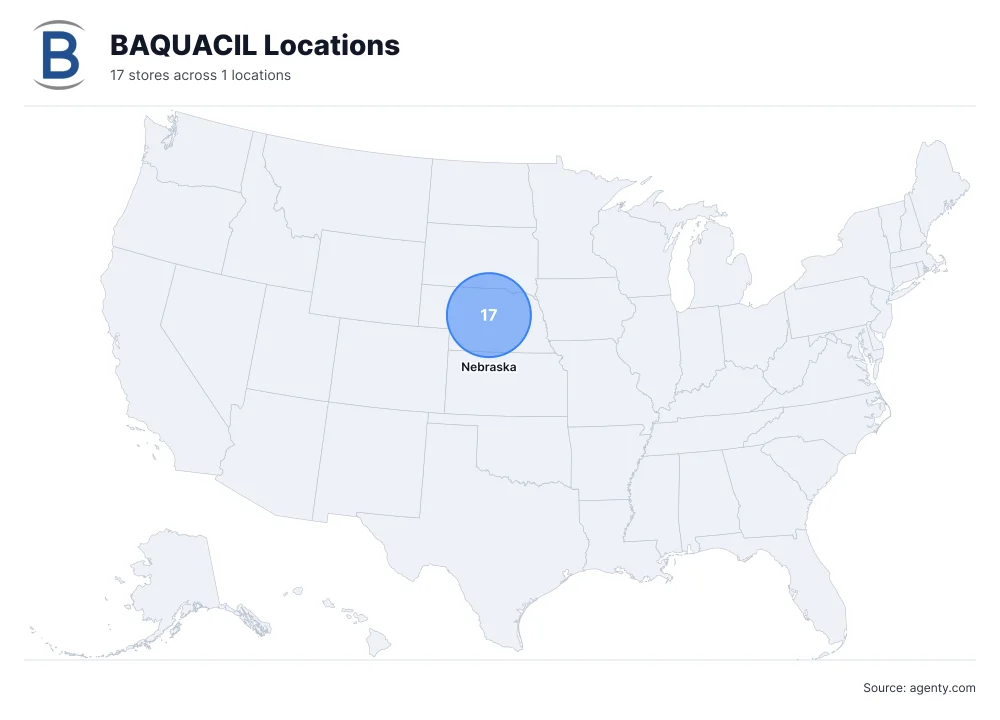BAQUACIL Locations by State