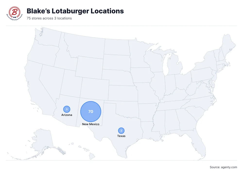 Blake’s Lotaburger Locations by State/Region