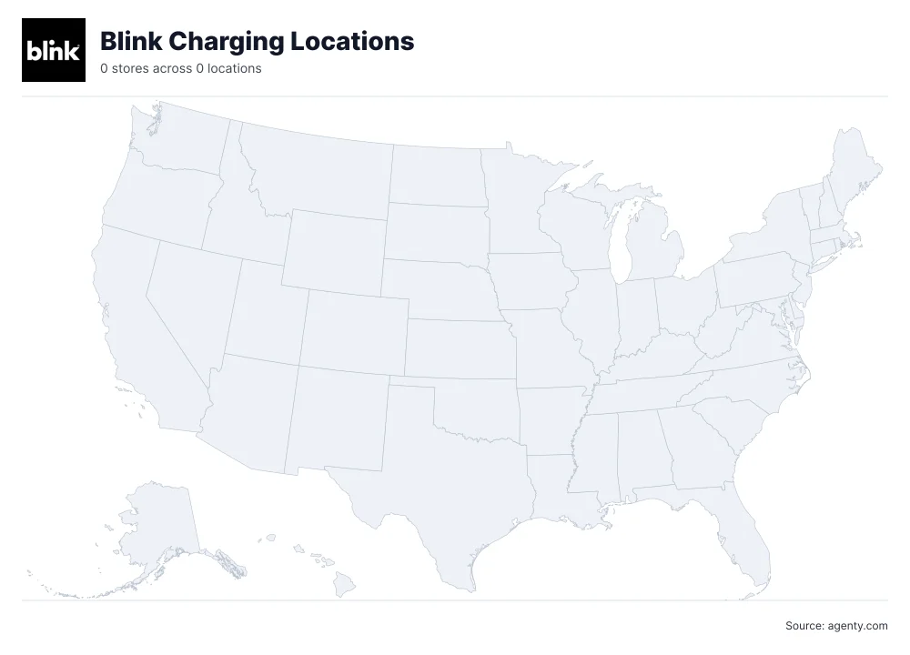 Blink Charging Locations by State