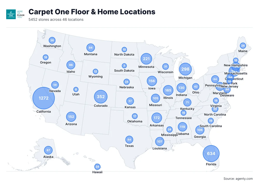 Carpet One Floor & Home Locations in the USA