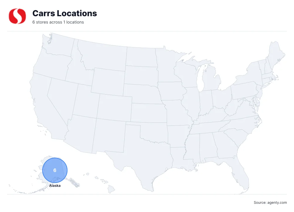 Carrs Locations by State