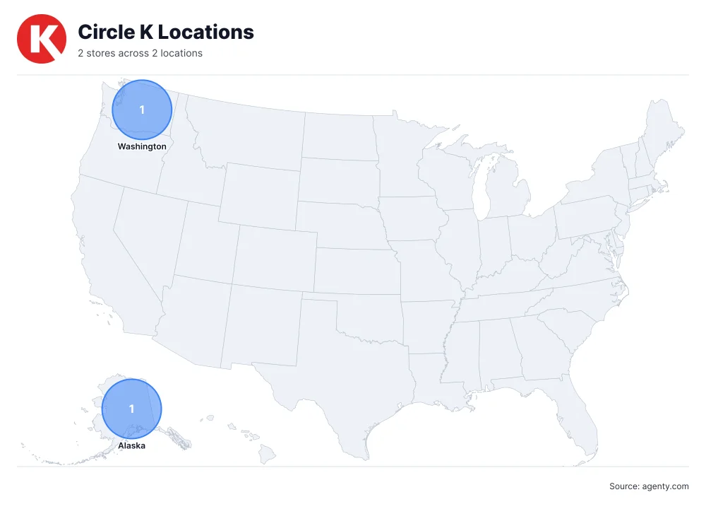 Circle K Locations in the USA