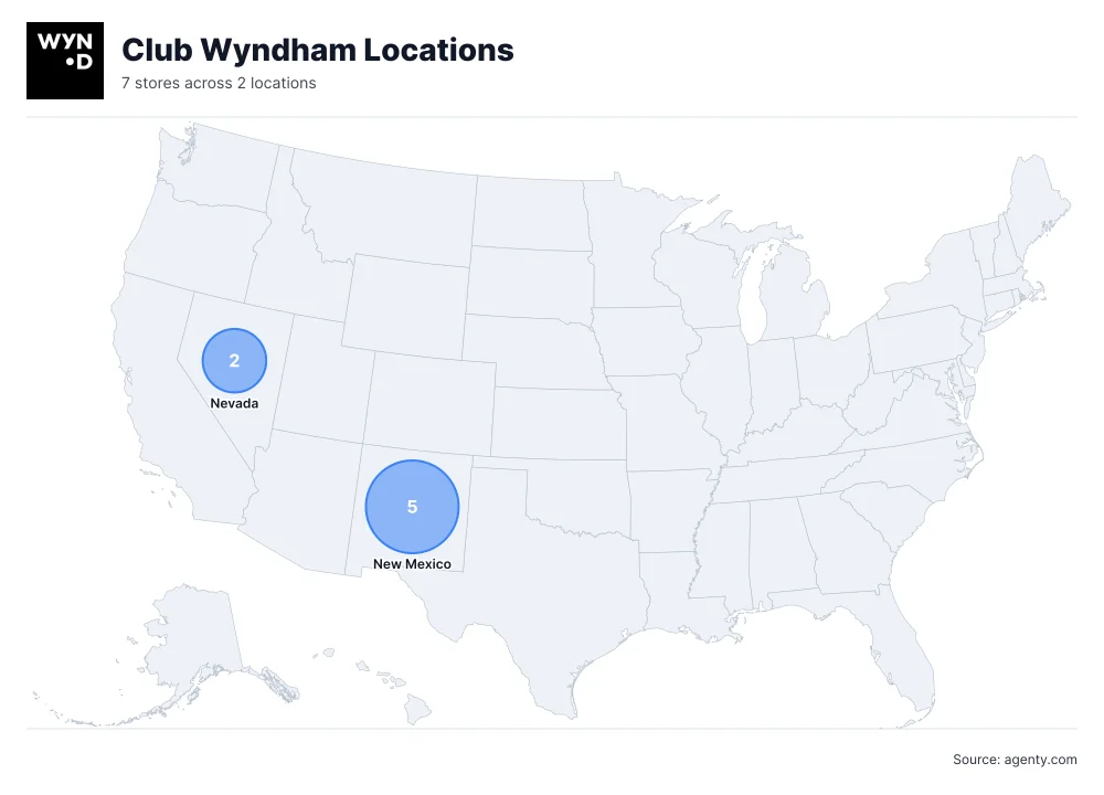 Club Wyndham Locations by State/Region