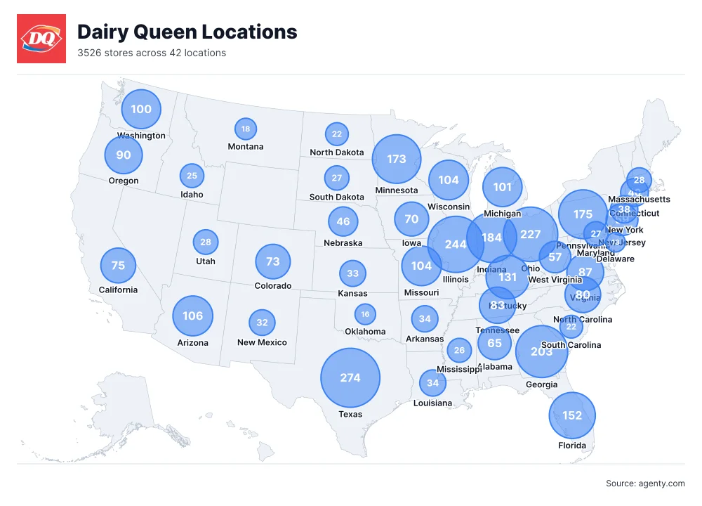 Dairy Queen Restaurant Locations in the USA
