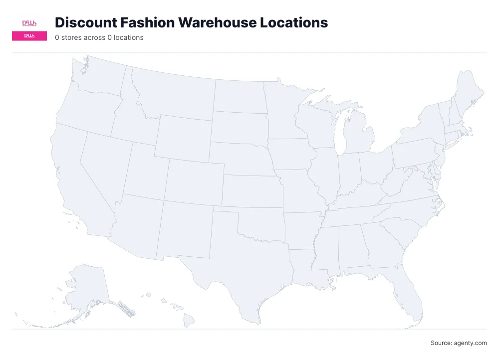 Discount Fashion Warehouse Locations by State