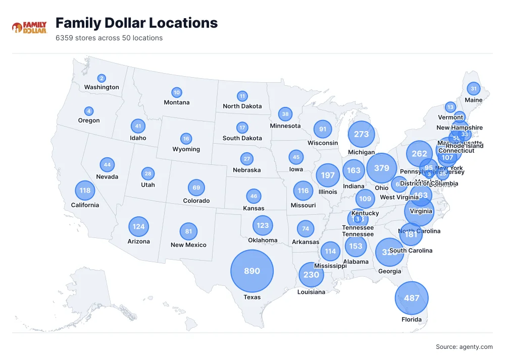 Family Dollar Store Locations in USA