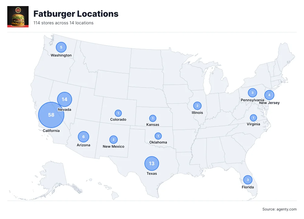 Fatburger Locations by State