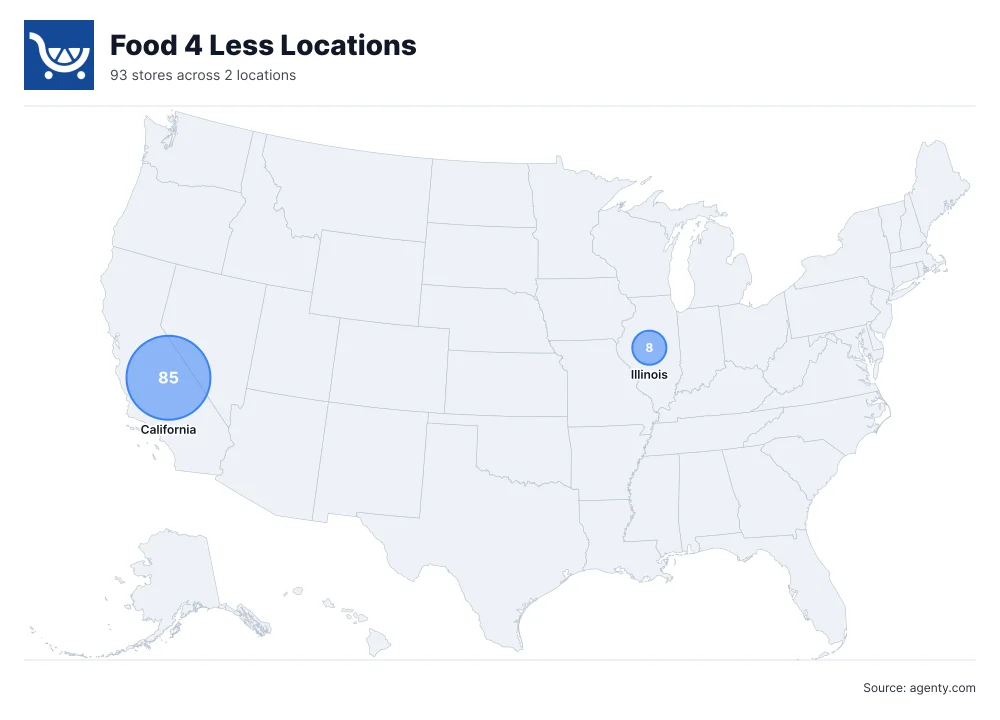 Food 4 Less Locations by State