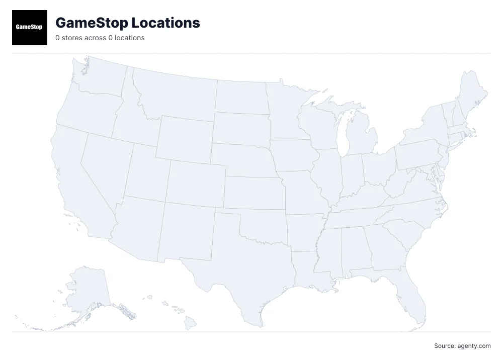 GameStop Locations by State