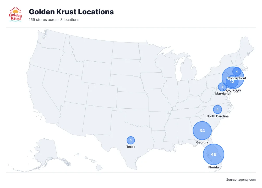 Golden Krust Locations by State/Region