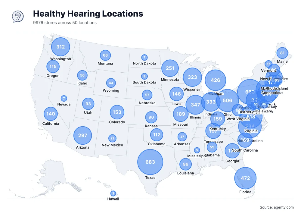 Healthy Hearing Locations by State