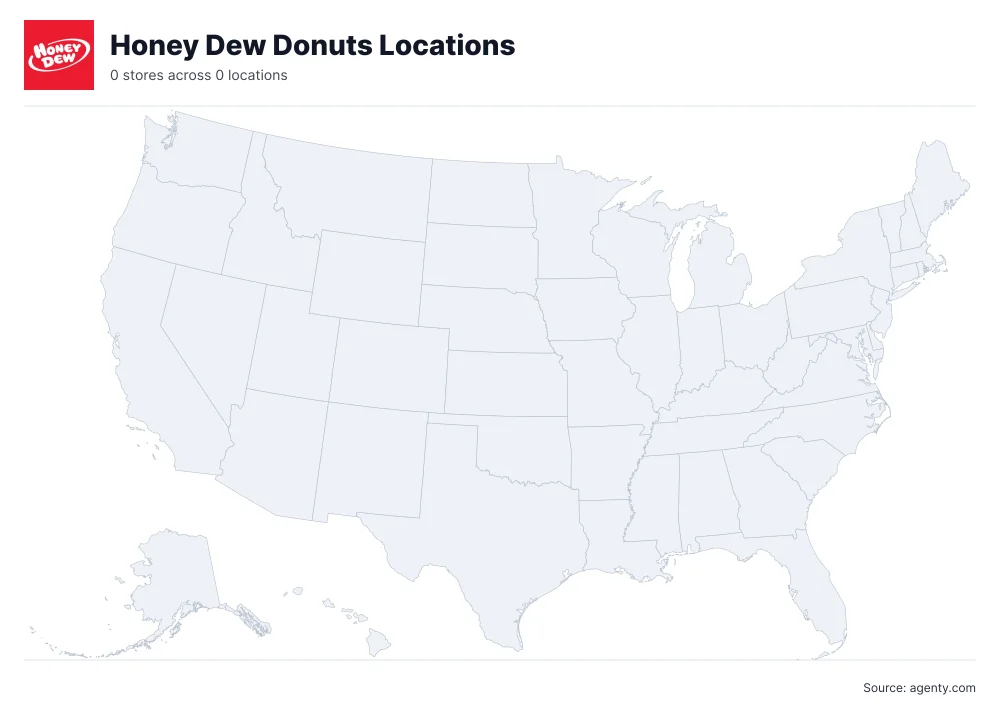 Honey Dew Donuts Locations by State