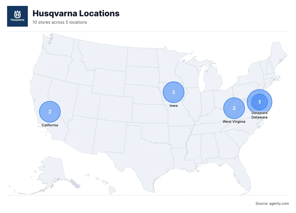 Husqvarna Locations by State