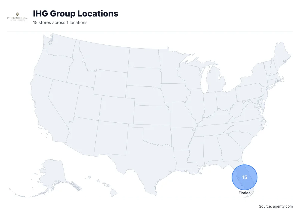 IHG Group Hotels & Resorts Locations in the USA