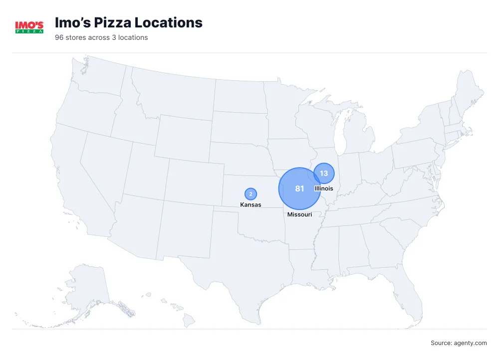 Imo’s Pizza Locations by State
