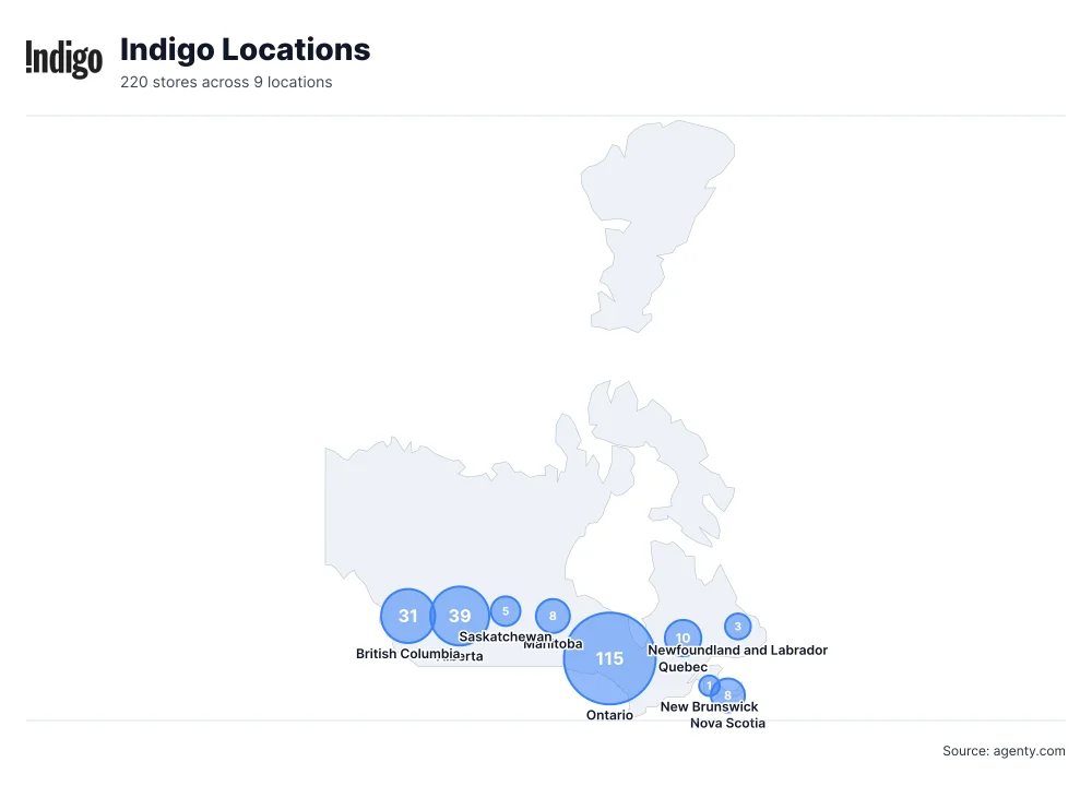 Indigo Locations by State/Region