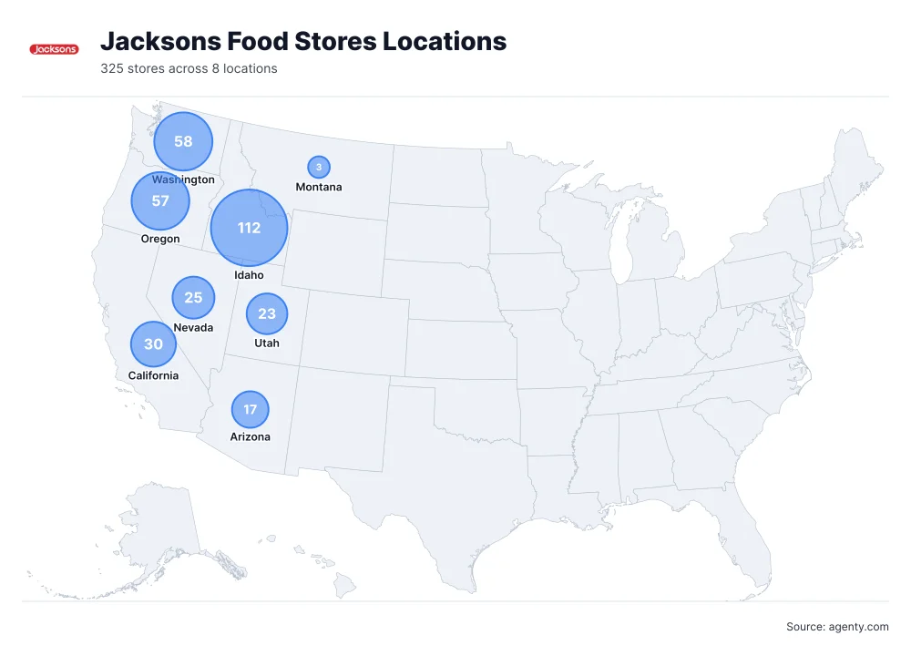 Jacksons Food Stores Locations by State