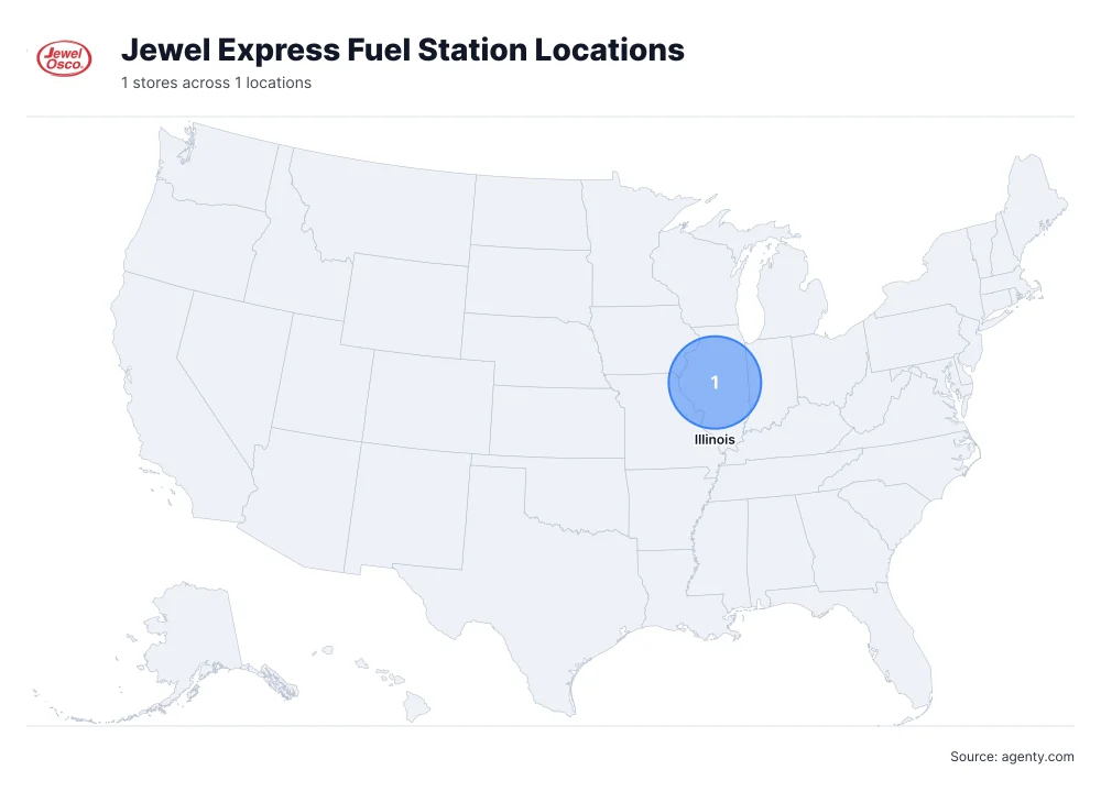 Jewel Express Fuel Station Locations by State