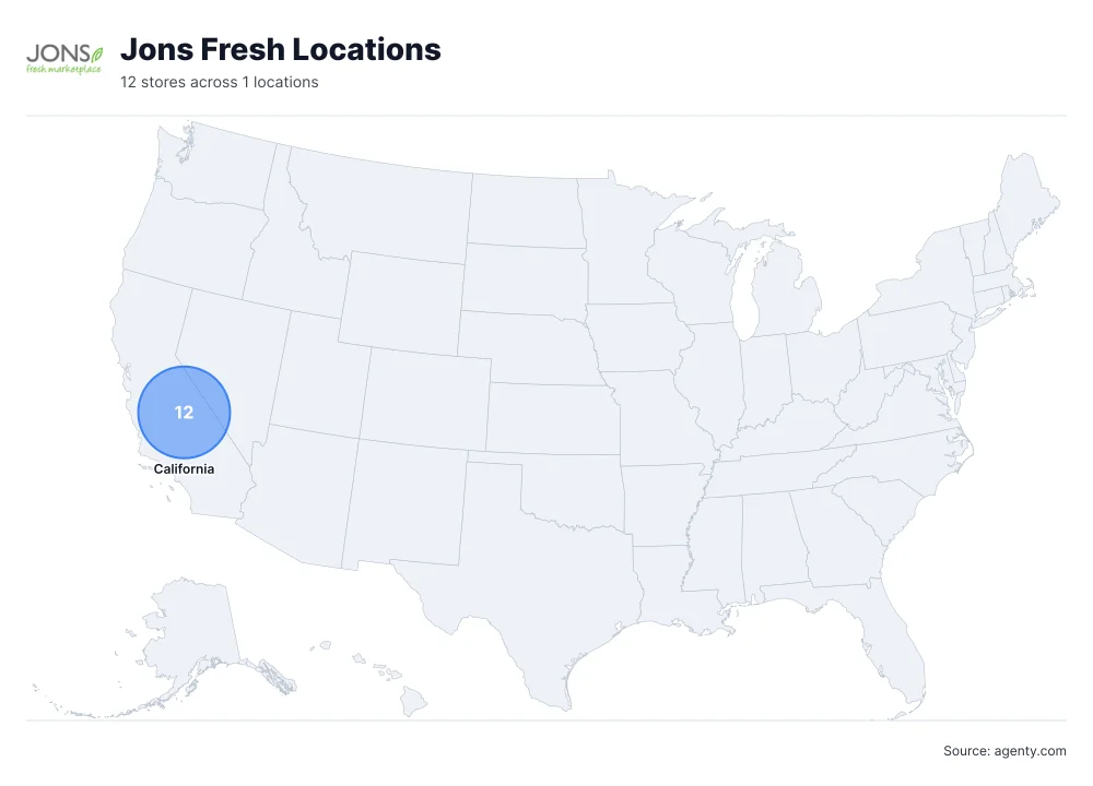 Jons Fresh Locations by State