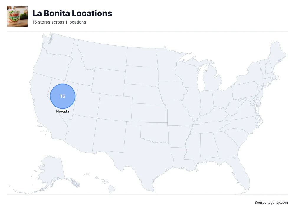 La Bonita Locations by State/Region