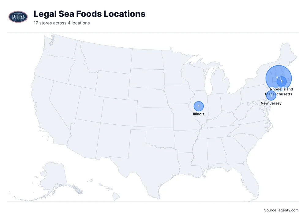 Legal Sea Foods Locations by State/Region