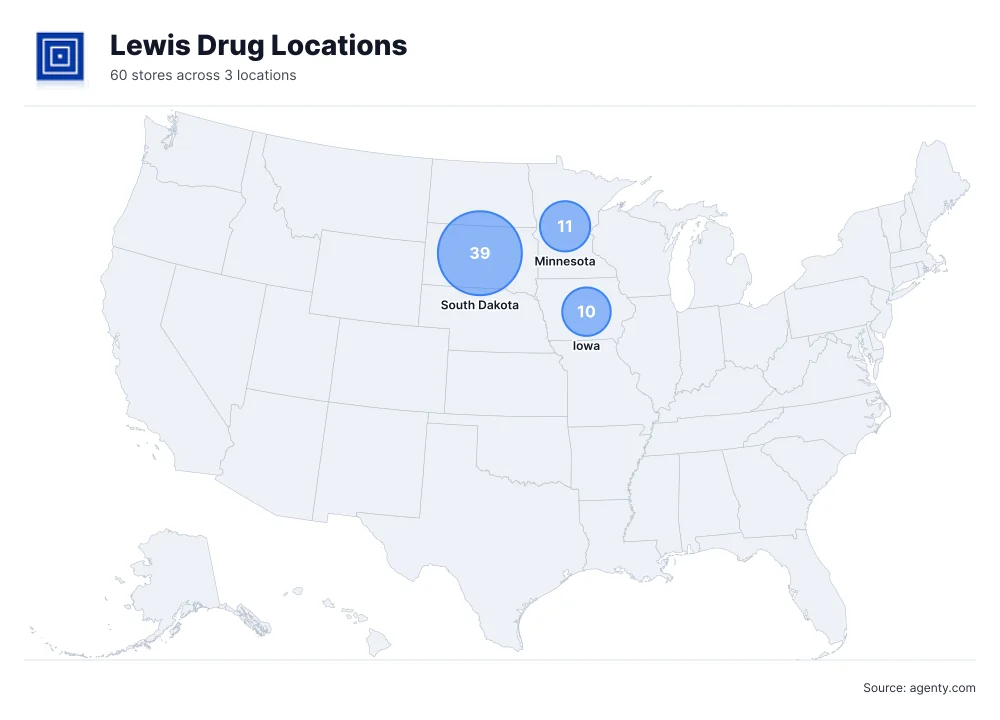 Lewis Drug Locations by State