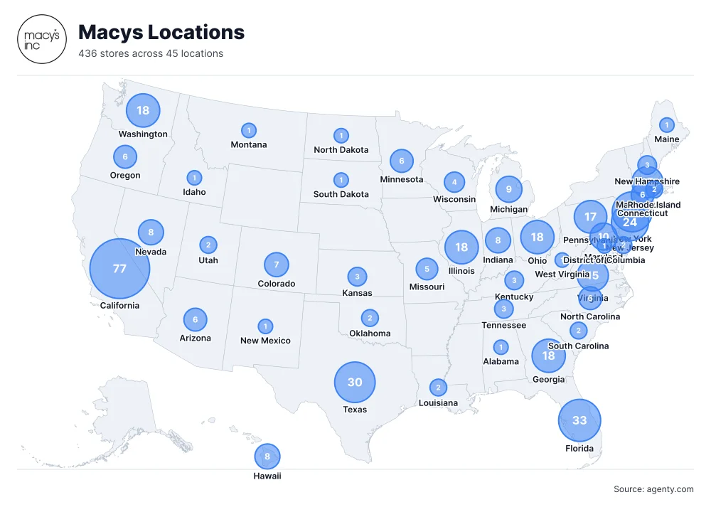 Macys Store Locations in USA