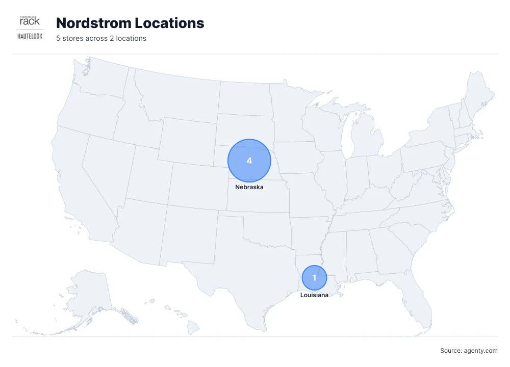 Nordstrom Locations by State