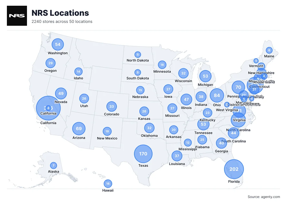 NRS Locations by State