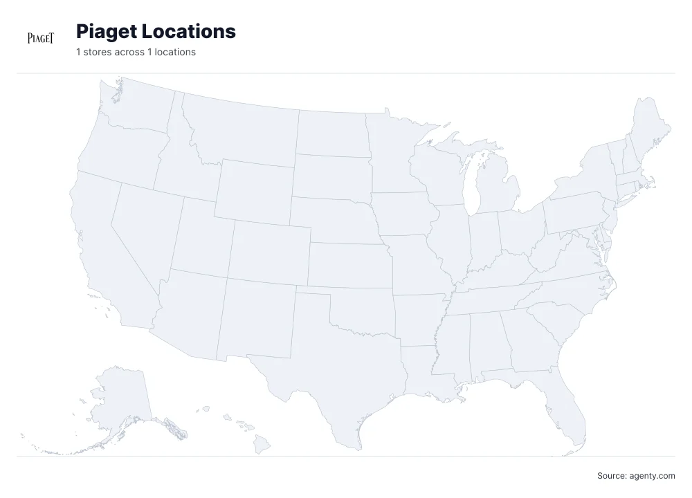 Piaget Locations by State/Region
