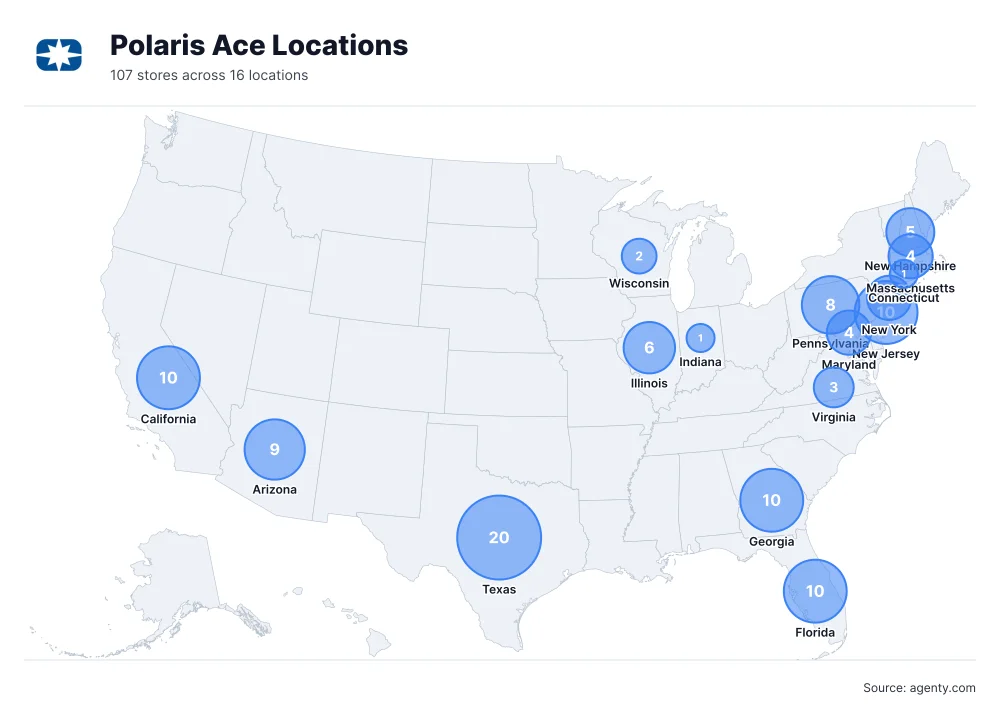 Polaris Ace Dealer Locations in the USA