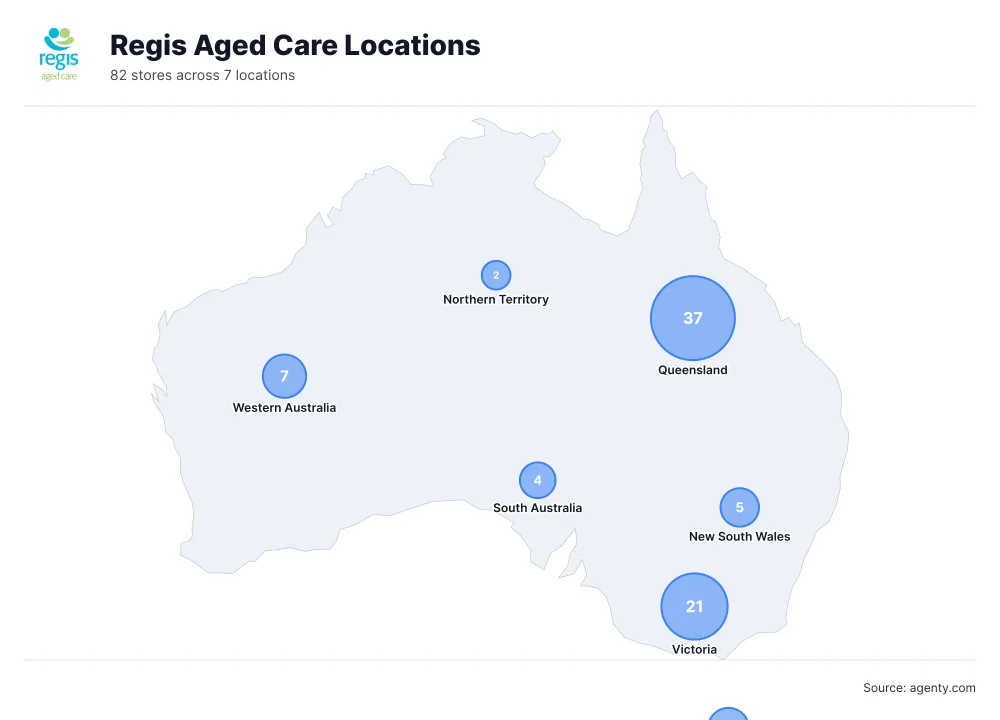 Regis Aged Care Locations by State/Region