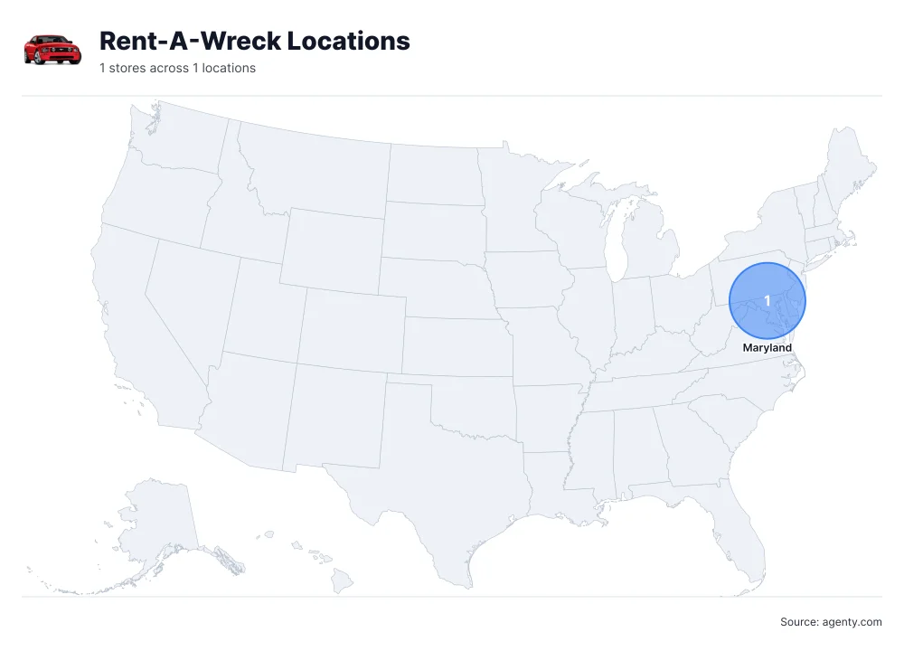 Rent-A-Wreck Locations by State/Region