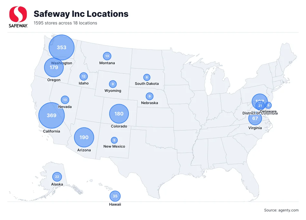 Safeway Inc Store Locations in USA
