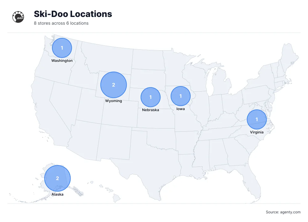 Ski-Doo Locations by State